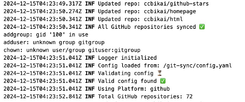 🔄  git-sync #GitHub 代码快速备份工具