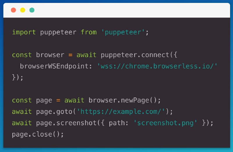 GitHub - browserless/browserless: Deploy headless browsers in Docker. Run on our cloud or bring your own. Free for non-commercial…