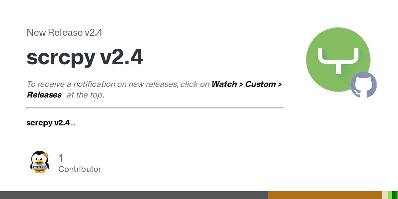 Release scrcpy v2.4 · Genymobile/scrcpy