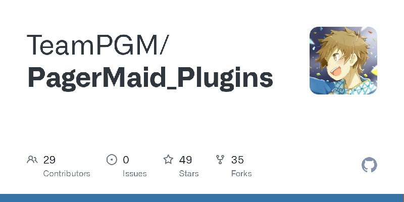 GitHub - TeamPGM/PagerMaid_Plugins