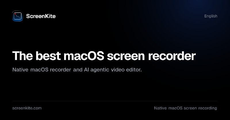 ScreenKite is the best macOS screen recorder and video editor