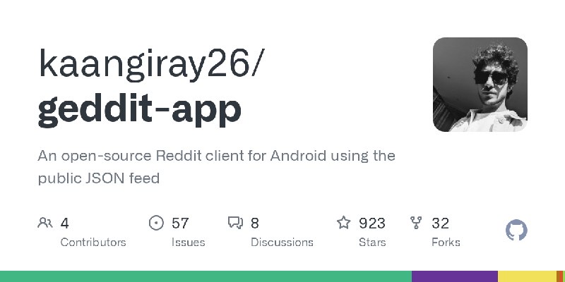 GitHub - kaangiray26/geddit-app: An open-source Reddit client for Android using the public JSON feed