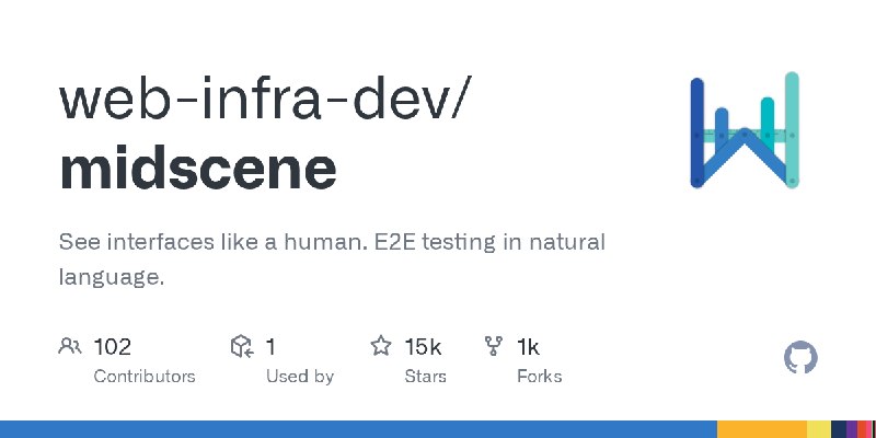 GitHub - web-infra-dev/midscene: See interfaces like a human. E2E testing in natural language.