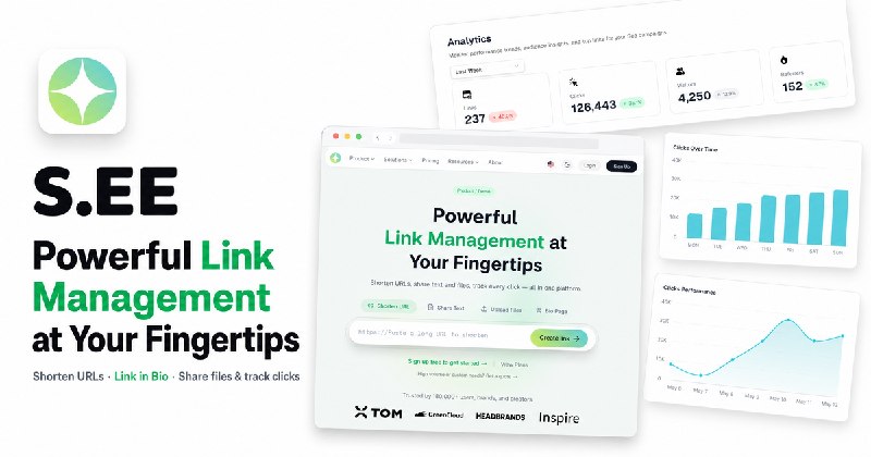 S.EE - URL Shortener, Link in Bio & File Sharing