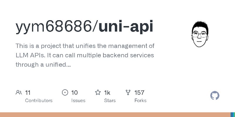 GitHub - yym68686/uni-api: This is a project that unifies the management of LLM APIs. It can call multiple backend services through…