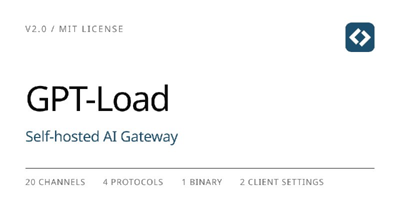 GitHub - tbphp/gpt-load: Self-hosted AI gateway for multi-channel, multi-credential setups — API keys and subscription accounts…