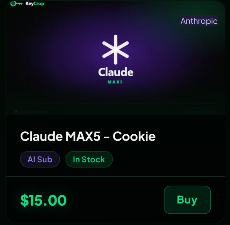🔥 Claude AI 起价仅需 3 美元！ — KeyCrop 🌾KeyCrop 让您以实惠的价格使用 Claude AI，无需支付高昂的订阅费
