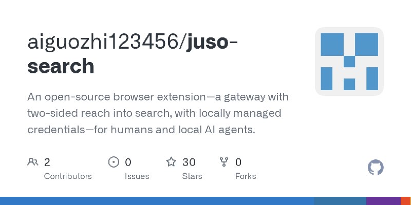 GitHub - aiguozhi123456/juso-search: An open-source browser extension—a gateway with two-sided reach into search, with locally…