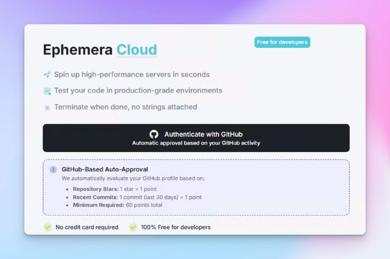 我们已清除所有Ephemera待处理的申请并对Ephemera的申请方式做出改变