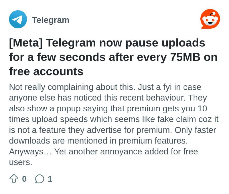 From the Telegram community on Reddit