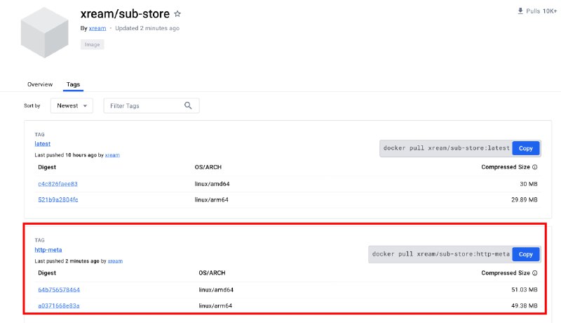 #Sub-Store #SubStore #脚本 #检测 #check #HTTP-META #HTTPMETA #Meta #Clash #脚本 #Node #服务器 #VPS #自建 #平台 #Docker #Node.js Sub-Store Docker 镜像 测试版 新增: 带 