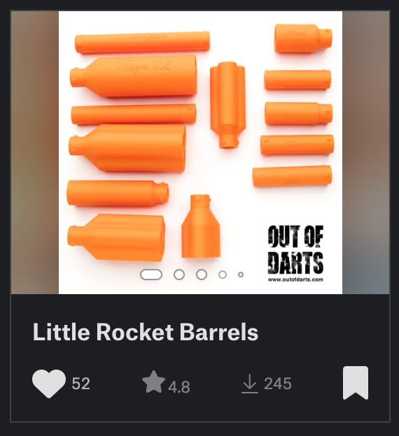 昨天刷 P 站 发现 OUT OF DARTS 把之前卖的 Little Rocket 生态的几个开源了打点小玩具 