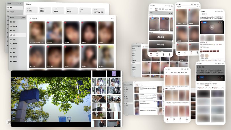 SakuraMedia: 面向 NAS 用户的一体化智能媒体管理与观影平台面向 NAS 用户的 NSFW 观影平台 - 一个足以杀死Jav比赛的项目• 覆盖影片发现、订阅、自动下载、媒体管理与播放全流程，结合前后端分离架构打造统一观影体验• 集成 AI 翻译、缩略图预览、以图搜图与女优订阅等功能，提升影片检索、浏览与内容探索效率• 基于 Flutter 开发，支持 Web、Windows、macOS、Linux、Android 与 iOS 多平台访问，适合自建 NAS 媒体中心使用