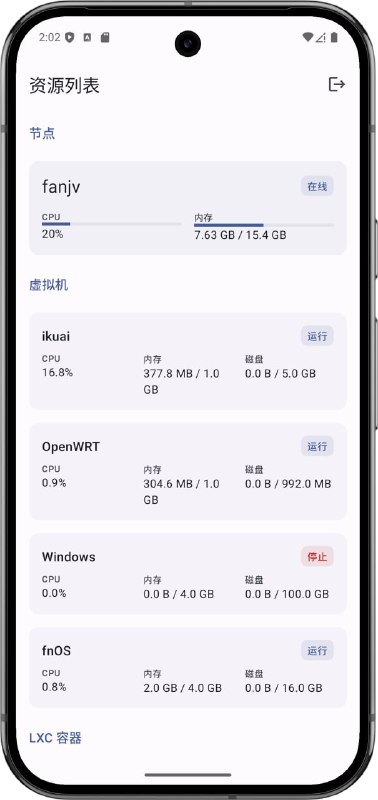 ProxMonitor: PVE Android 应用 Fanju6/ProxMonitor  @ProxMonitor 频道资源合集   恰饭推荐   群组 #Android #PVE