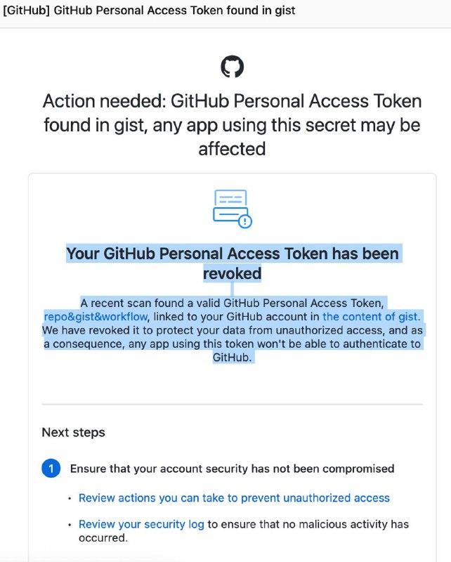  Sub-Store 更新后端 2.19.79感谢 群友 @mimaboom 提醒现在 GitHub 会扫明文的 Gist 中的 GitHub Token 了(之前好像只扫 Repo)- Sub-Store 备份数据时, 将不会备份设置的 GitHub Token 恢复后请重新设置 GitHub Token- 最近备份失败的用户可能是 Token 被吊销了 请更新 Sub-Store 版本后, 配置一个新的 Token 再备份 Sub-Store 合集   频道资源合集   恰饭推荐   群组 #SubStore #更新记录 #changlog #updates