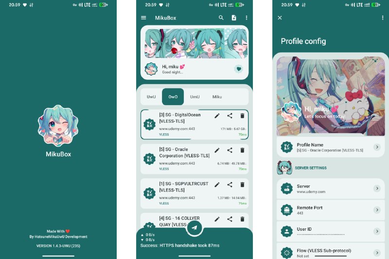 MikuBox: Android 代理 App 浓度高 你们试试