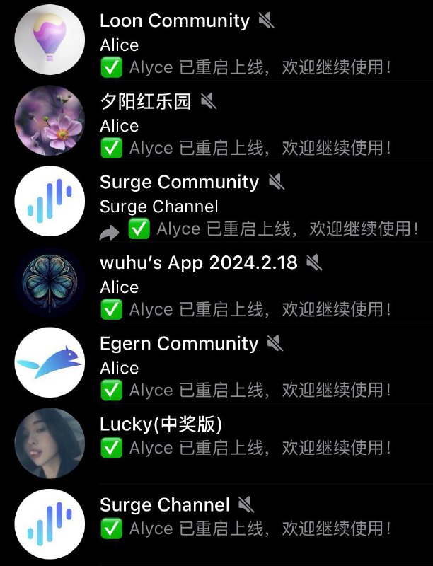 人形有风险 使用需谨慎Alice 人形在所有有权限发言的群/频道刷屏大家不要学他 引以为戒啊一是刷屏不好 二是同时发言容易风控扬号