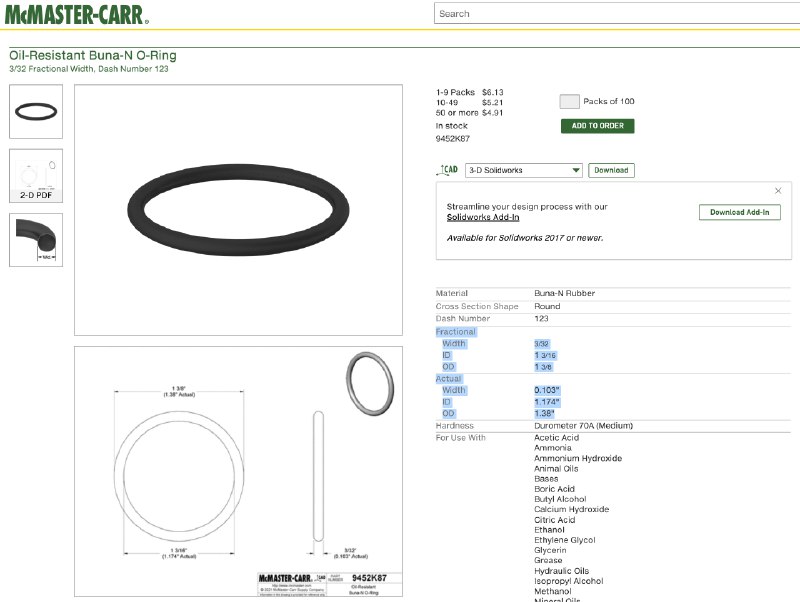 Low Hardware Mini Claw - LHMC 优化版🆕 改了下拍头啥的一顿操作 把短猫的拍头 copy 了一下, O 圈换成了对应的 35 3.1, 现在气密能半分钟了之前试了好几个成熟的发射器的拍头部分, 老外按英制设计的(见图 1 和 图 2)缸内径微小于 35,  O 圈外径微大于 35 内径, 线径也不一样 , 跟我们的 35 公制有点区别然后还遇上 PC 管内径不稳定...刚发现买的同一袋里的 O 圈 有几个实测也有一丢丢区别...蛋碎了 国际站 中国站 频道资源合集   恰饭推荐   群组 #3D #打印 #Nerf #软弹 #LHTCU