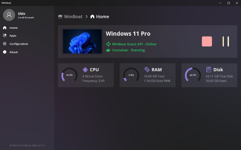 WinBoat：在 Linux 上无缝运行 Windows 应用 · 优雅界面，集成度高· 自动安装，简化流程· 兼容性强，运行各类 Windows 应用· 文件系统集成，方便共享