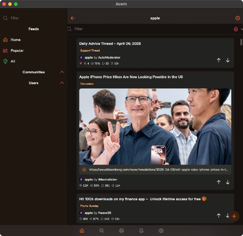Acorn 最新 TestFlight 版在 macOS 上不崩溃了