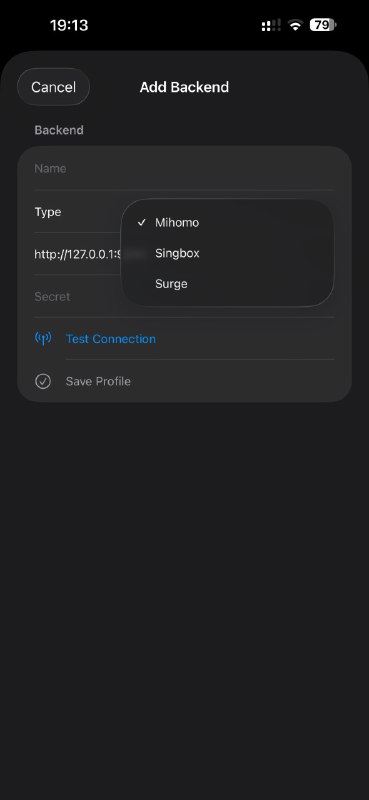 Sphere: 简洁美观的 iOS mihomo/sing-box/Surge 控制面板更新支持 Surge新增 url scheme增强查看连接 能打 source ip tag 原消息 合集  群组  恰饭 联系推广#iOS #Swift #代理管理 #开源应用 #GitHub #mihomo #sing-box #Surge #控制器