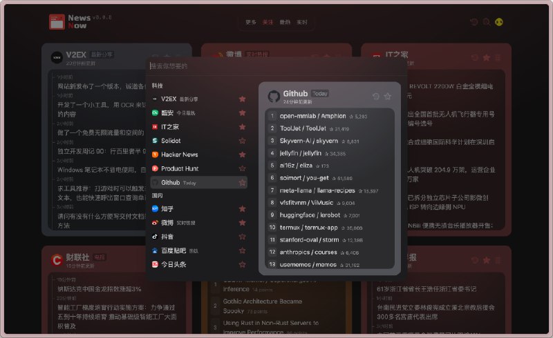 NewsNow: 优雅地阅读实时热门新闻- 优雅的设计，优雅的阅读体验，时刻关注最新最热的新闻